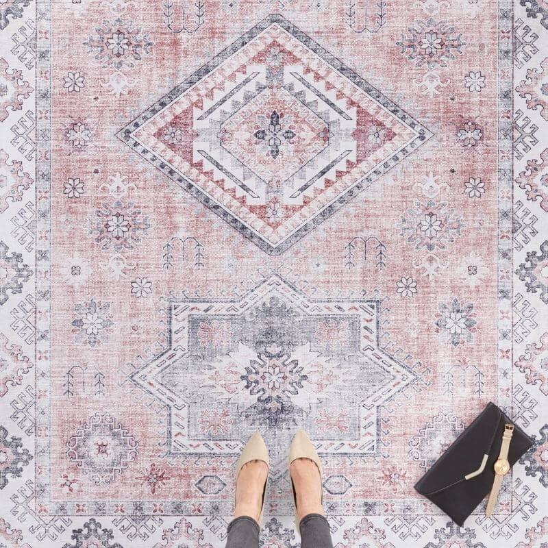 Oriental Gratia Pink Rug