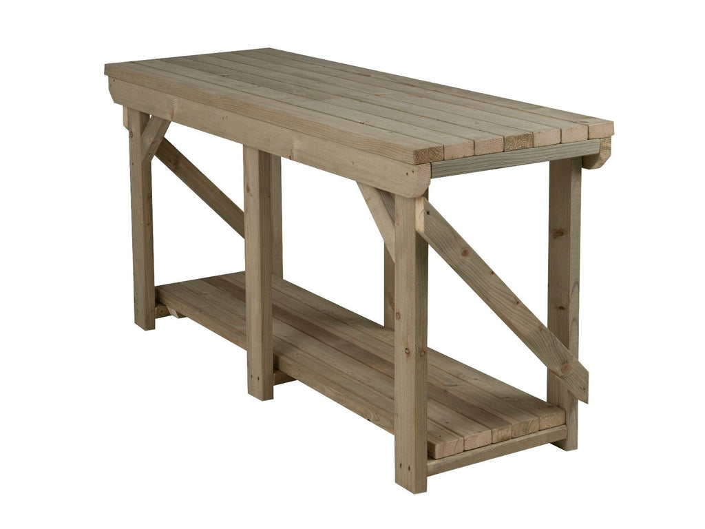 Indoor/outdoor workbench, pressure treated bench