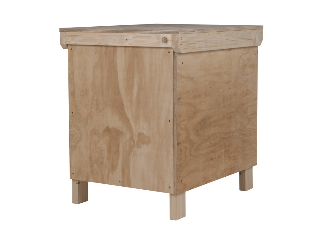 Wooden Plywood Top Workbench With Lockable Cupboard (V.9)