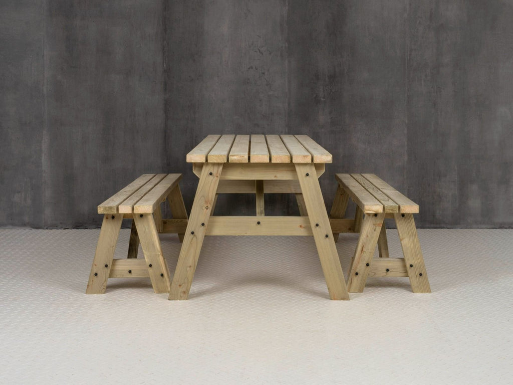 Victoria Space Saving Picnic Table and Benches Set