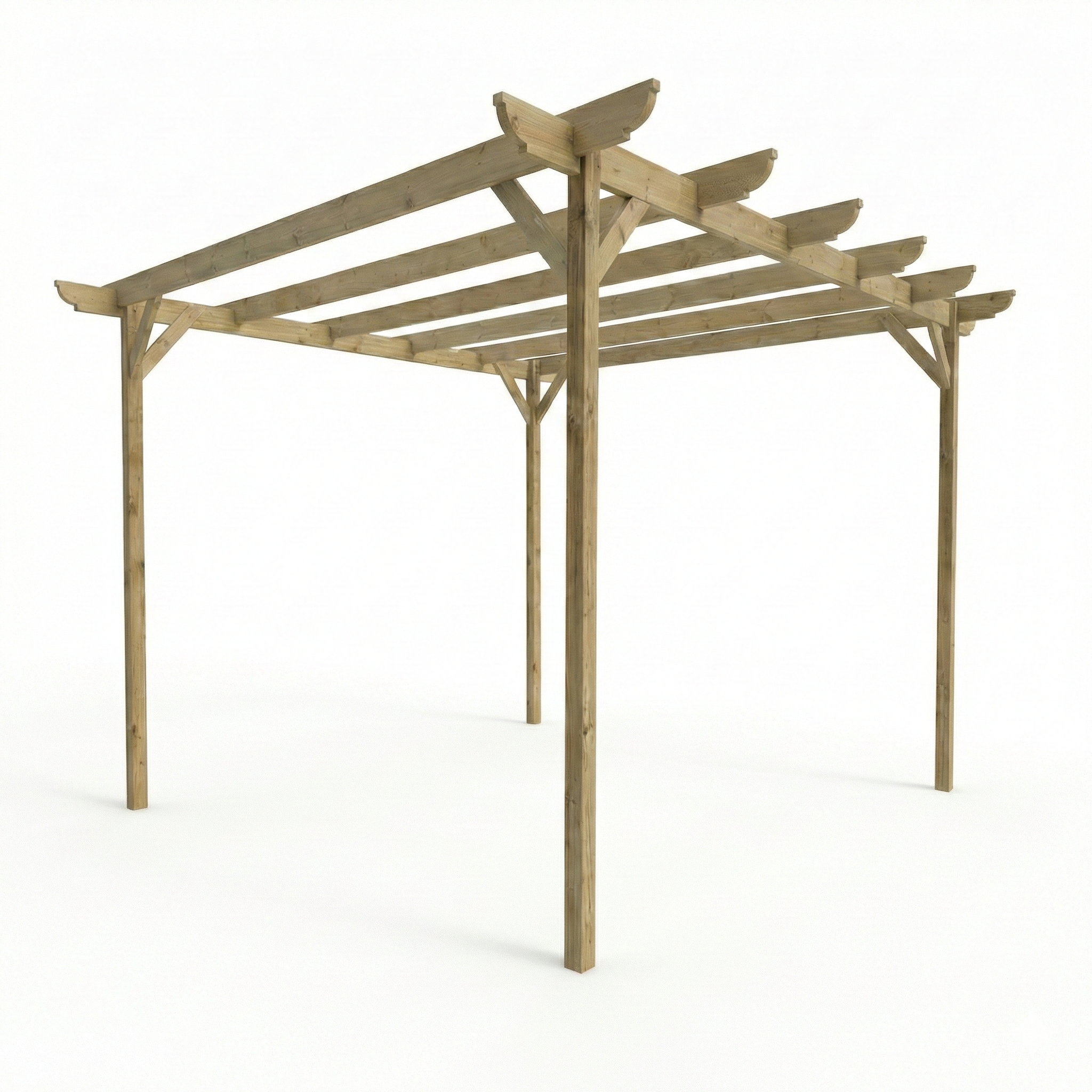 Corbel Wooden Garden Pergola Kit