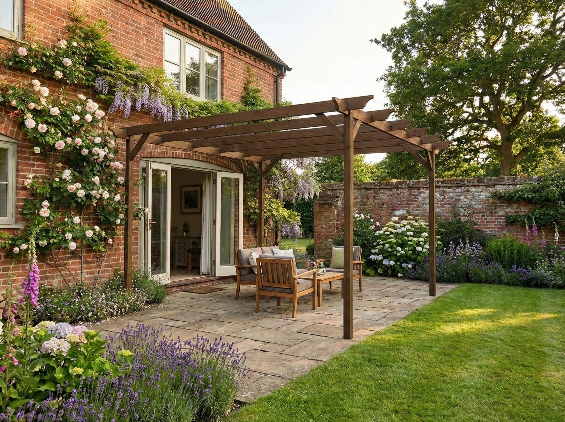 Champion Wooden Garden Pergola Kit