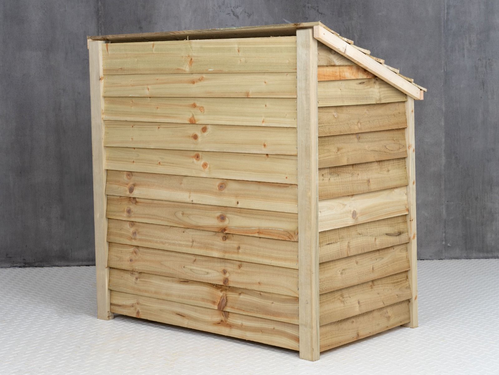Wooden Log Store (W-119cm, H-118cm, D-71cm)