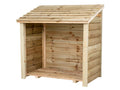 Wooden Log Store (W-119cm, H-118cm, D-71cm)