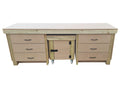Wooden MDF Top Workbench With Drawers and Functional Lockable Cupboard (V.5)
