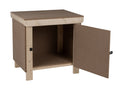 Wooden MDF Top Workbench With Lockable Cupboard (V.9)