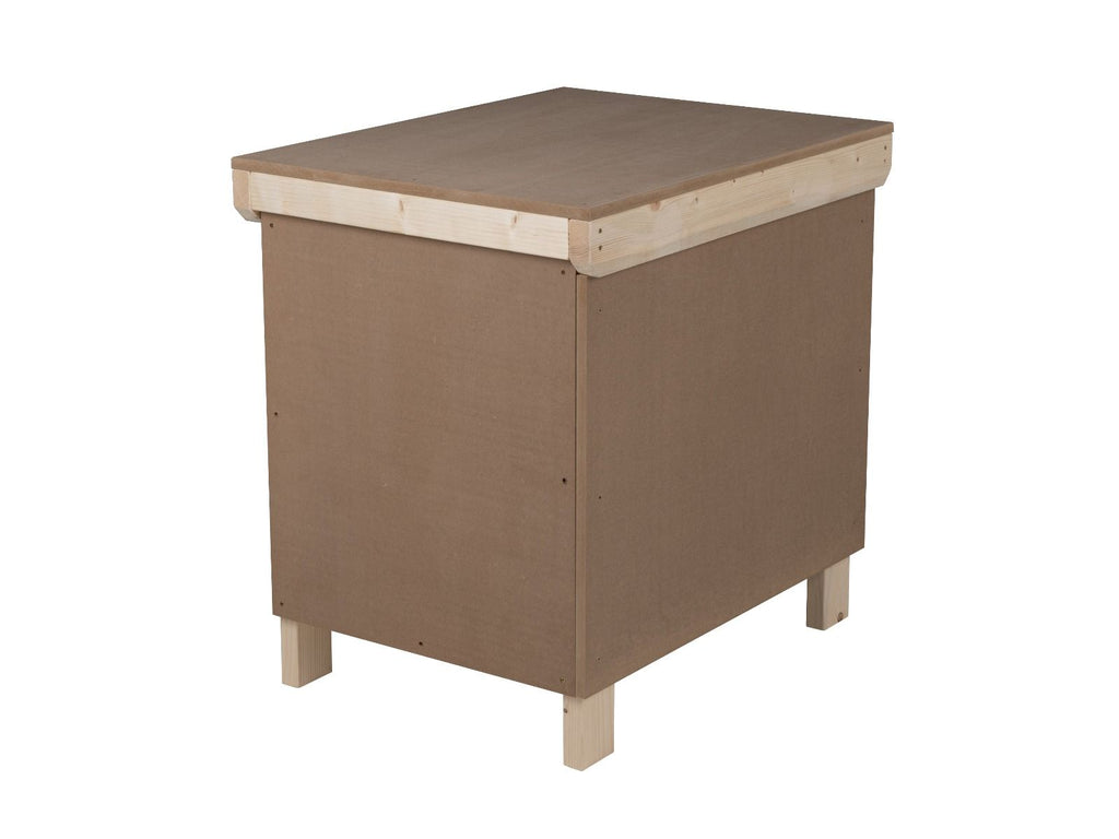 Wooden MDF Top Workbench With Lockable Cupboard (V.9)