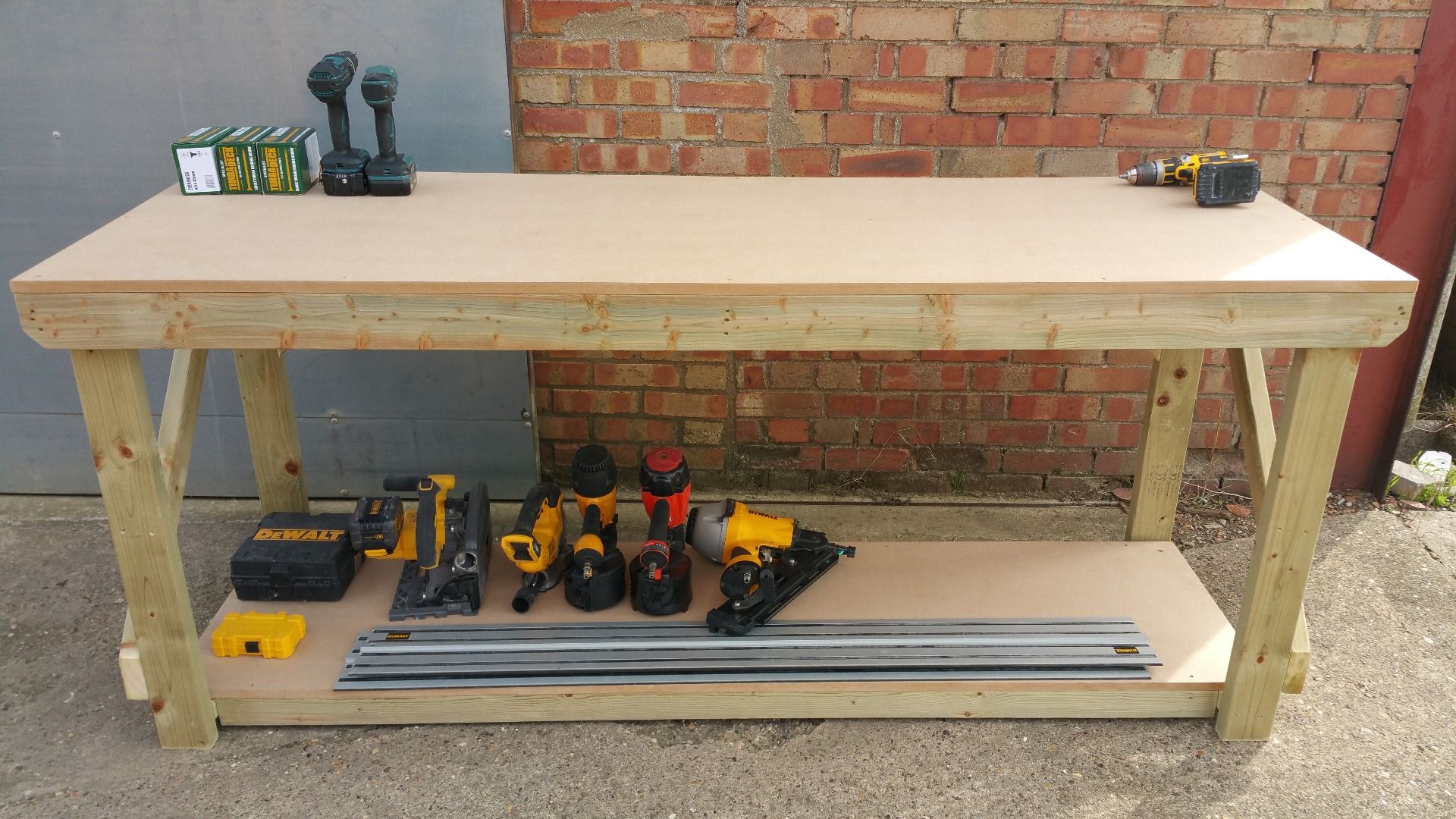 Wooden MDF top Workbench