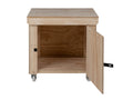Wooden Plywood Top Workbench With Lockable Cupboard (V.9) With Wheels