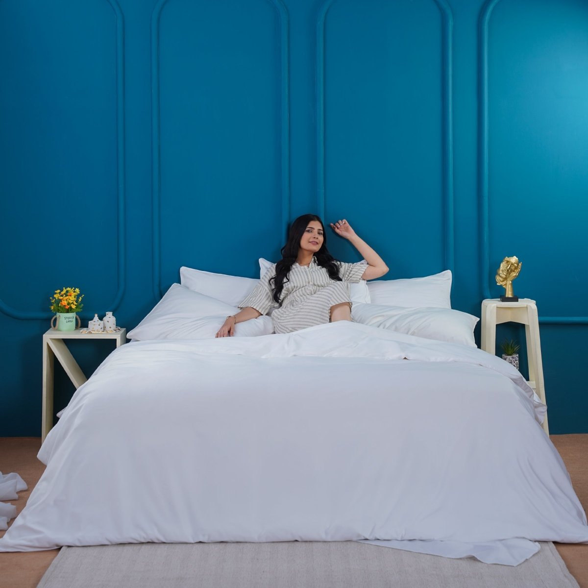 Ackly Bamboo - White Pillowcases Pair