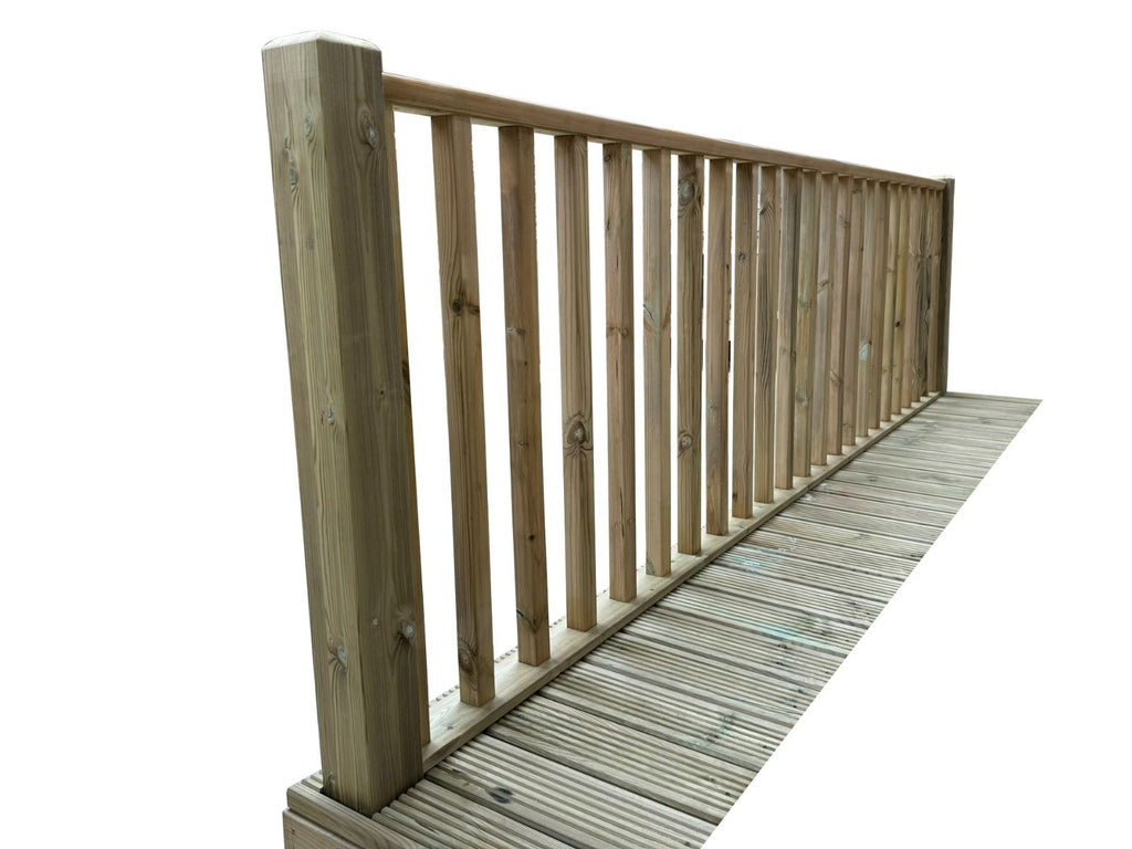 Rectangular Decking Kit With Balustrades V.3