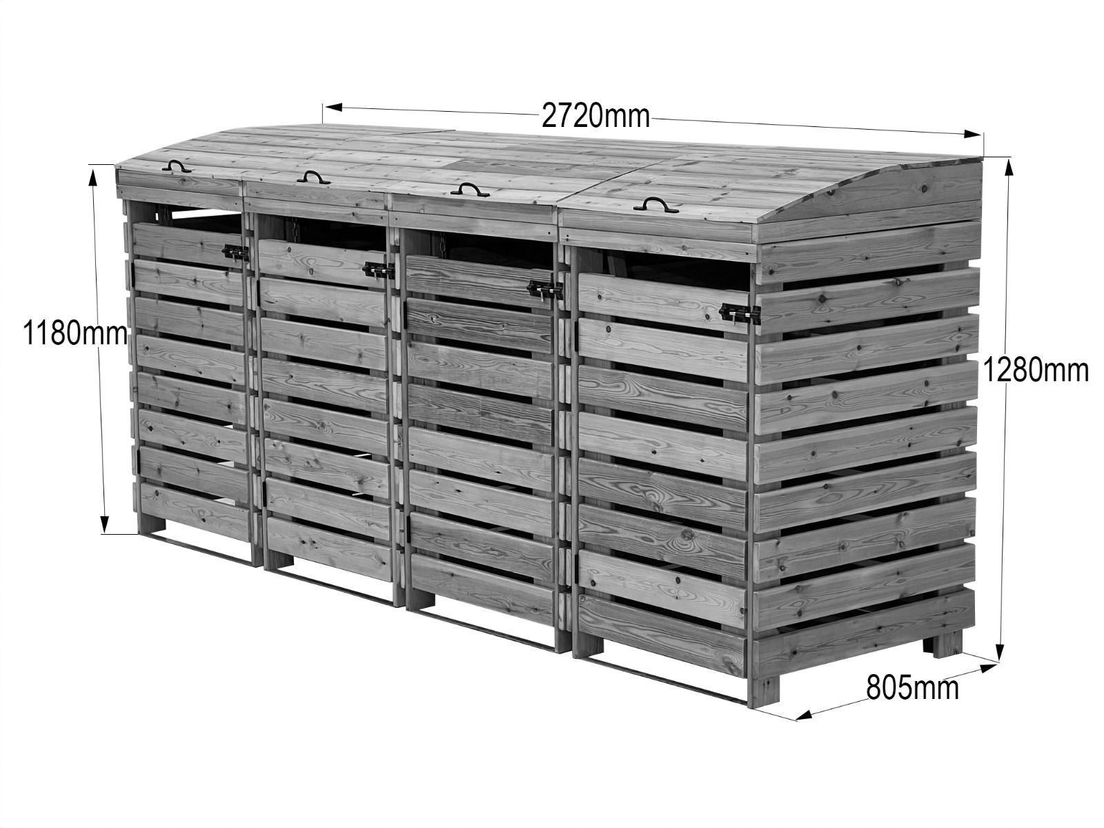 Binbreeze Wheelie Bin Storage Unit