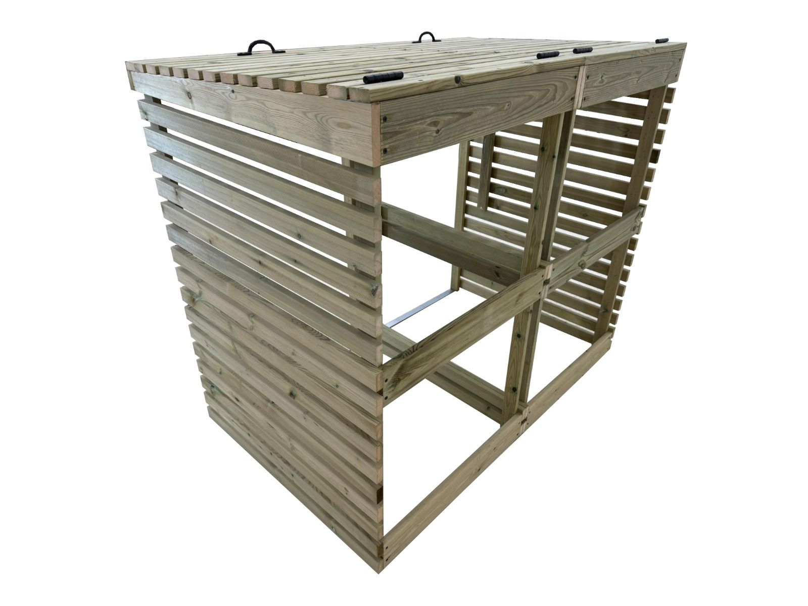Binhaven Slatted Wheelie Bin Storage Unit