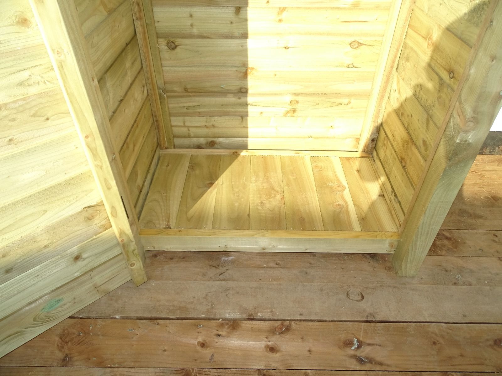 Wooden Garden Tool Storage with Shelf W-99cm, H-126cm or 180cm, D-88cm