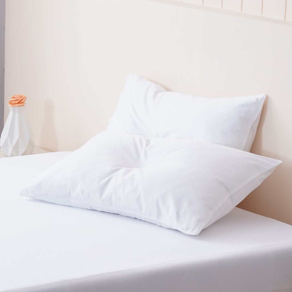 Ella Cotton - White Duvet Cover, Fitted Sheet & Pillowcases Set