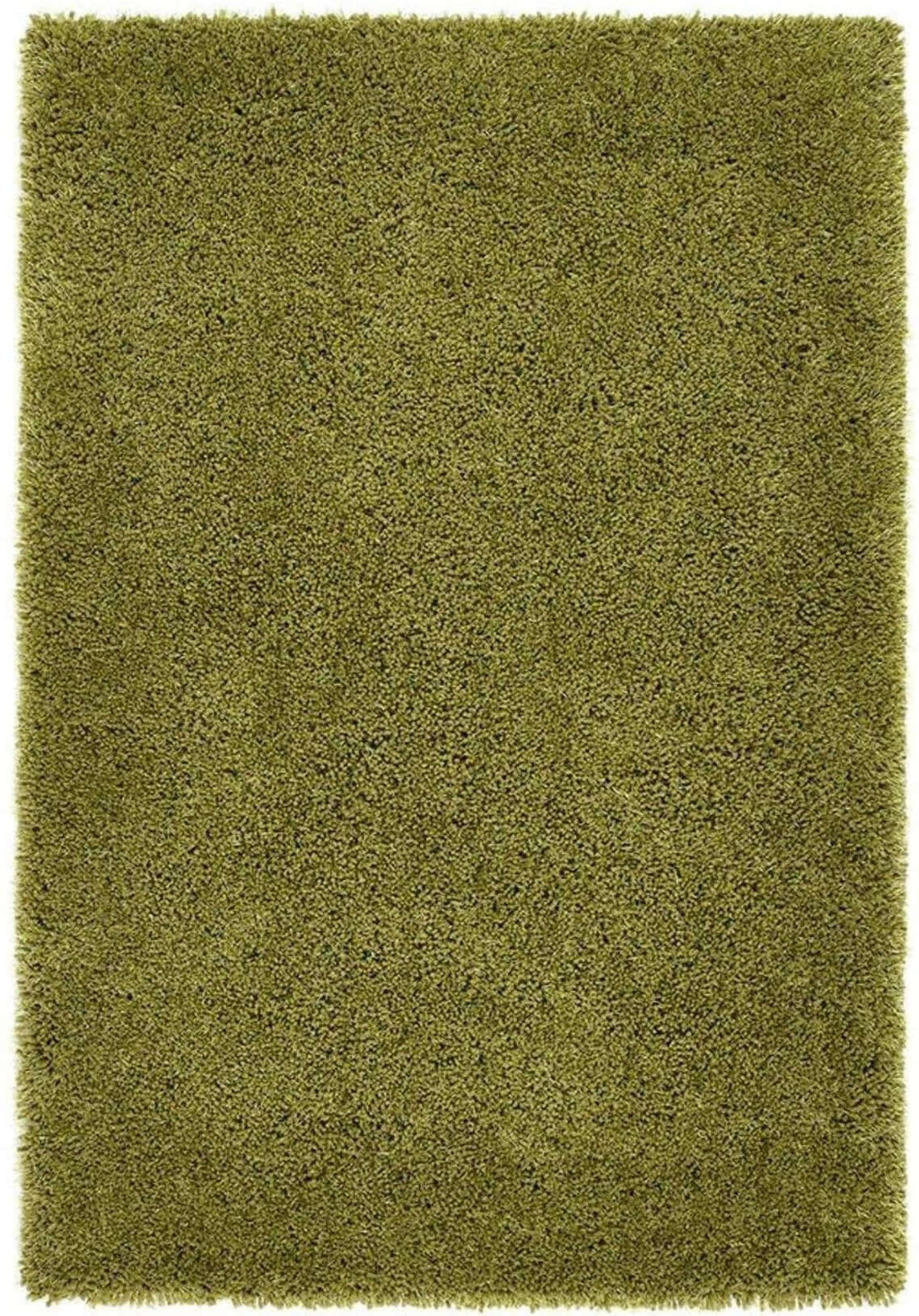 Chicago Olive Green Shaggy Rug