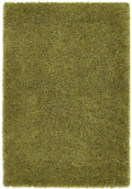 Chicago Olive Green Shaggy Rug