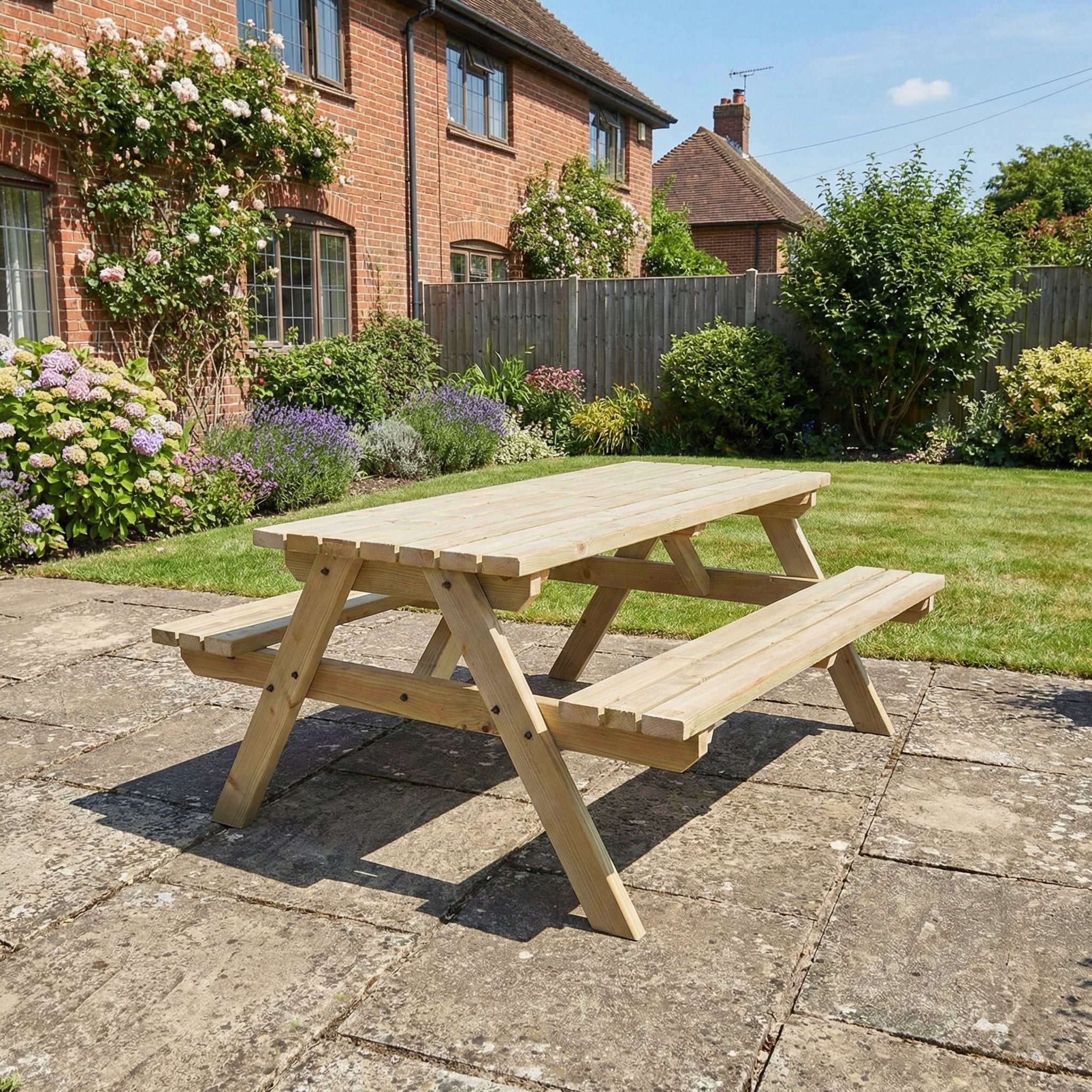 Fortem Pub Style Picnic Table Benches Set