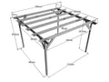 Champion Wooden Garden Pergola Kit