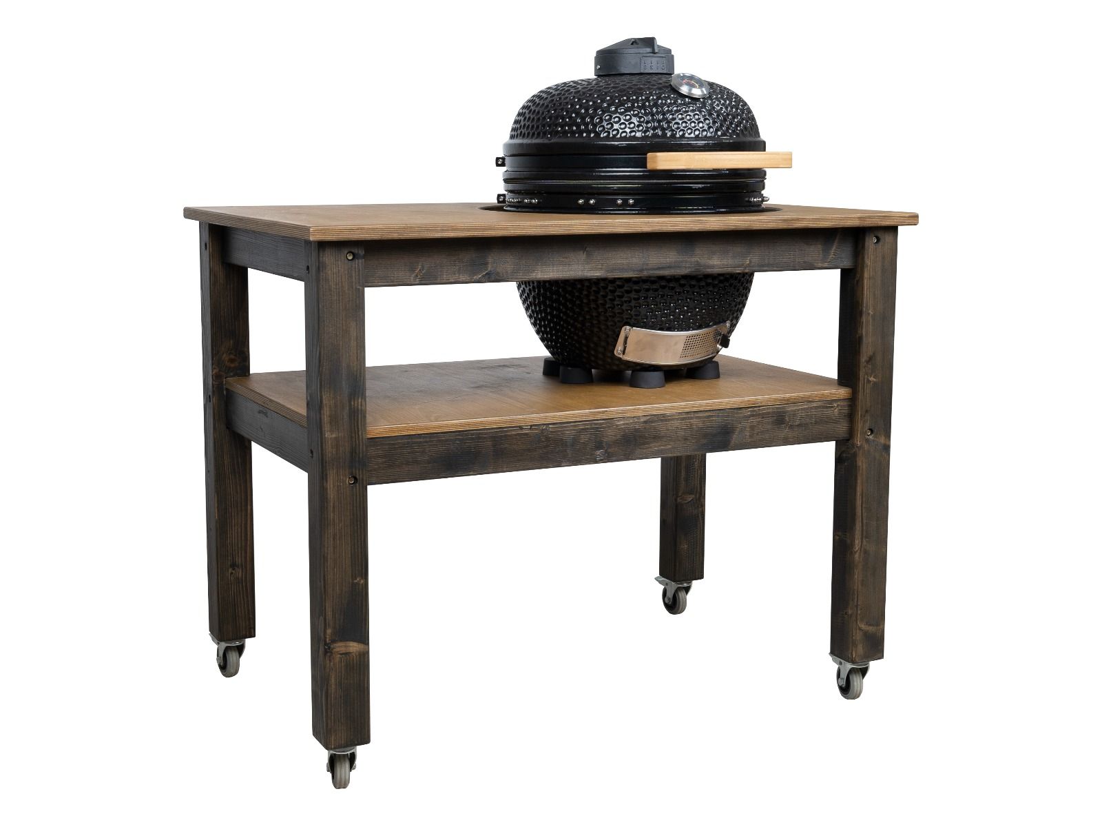 BBQ Space Outdoor Kitchen Islands, for Kamado Joe (Junior) Ceramic smoker (1.2m Length, with wheels)