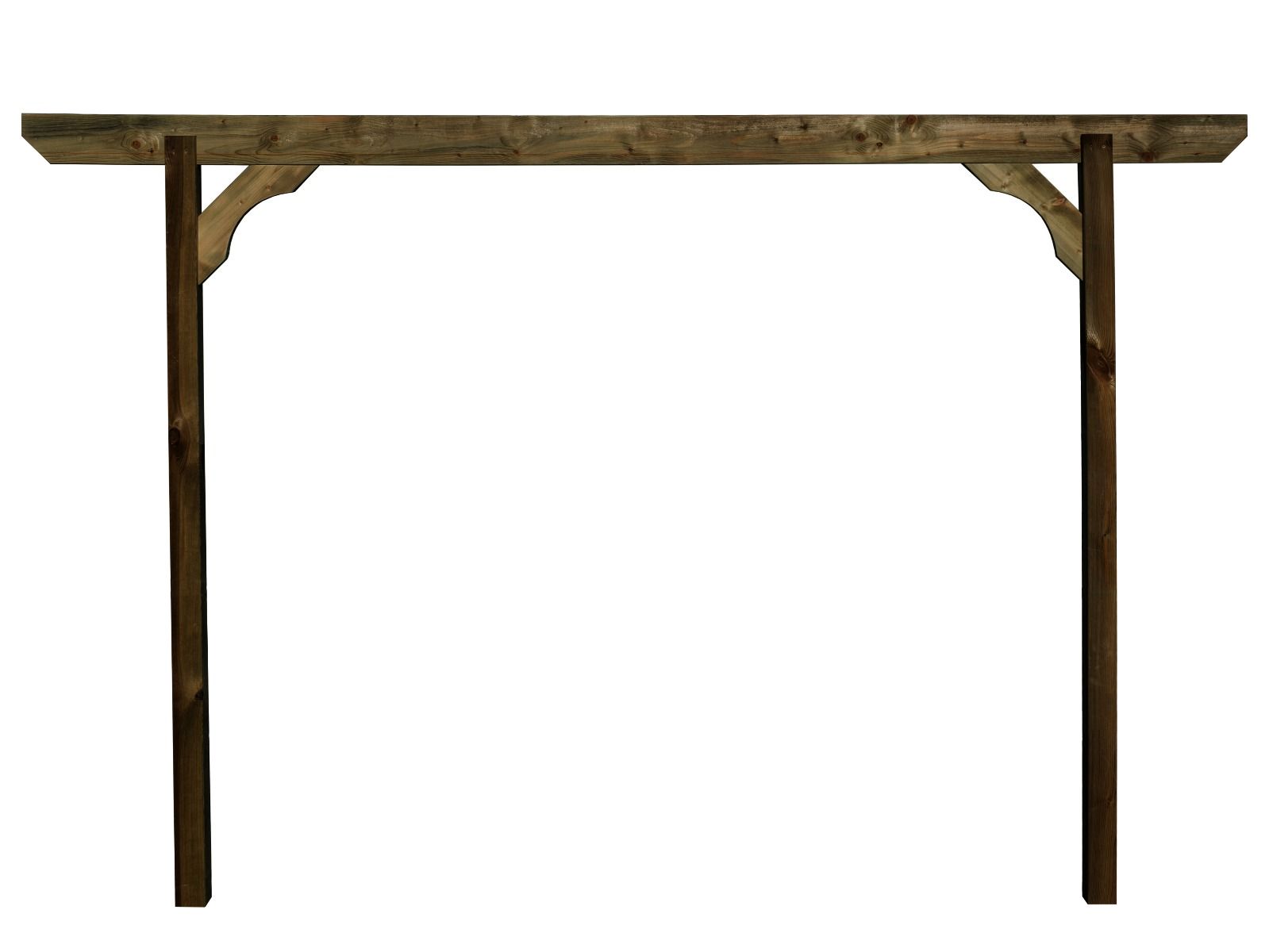 Screen Pergola, Plant Climbing Arbour - Chamfered Sculpted Brace