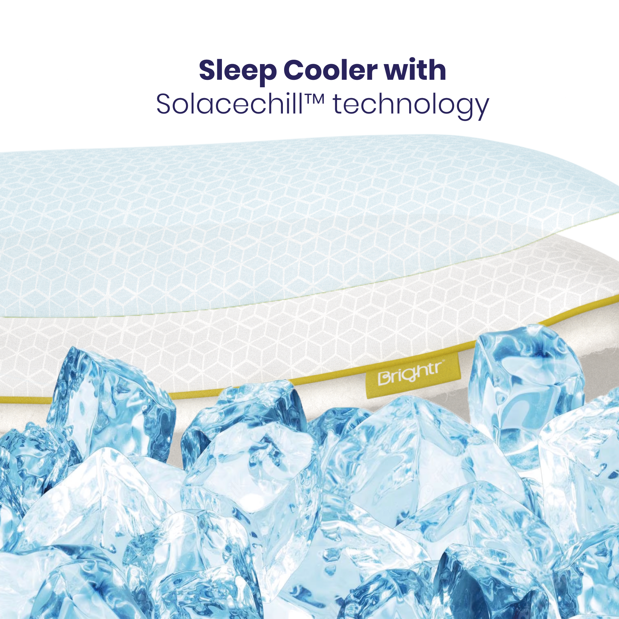Brightr® Stella Hybrid Neck Support pillow