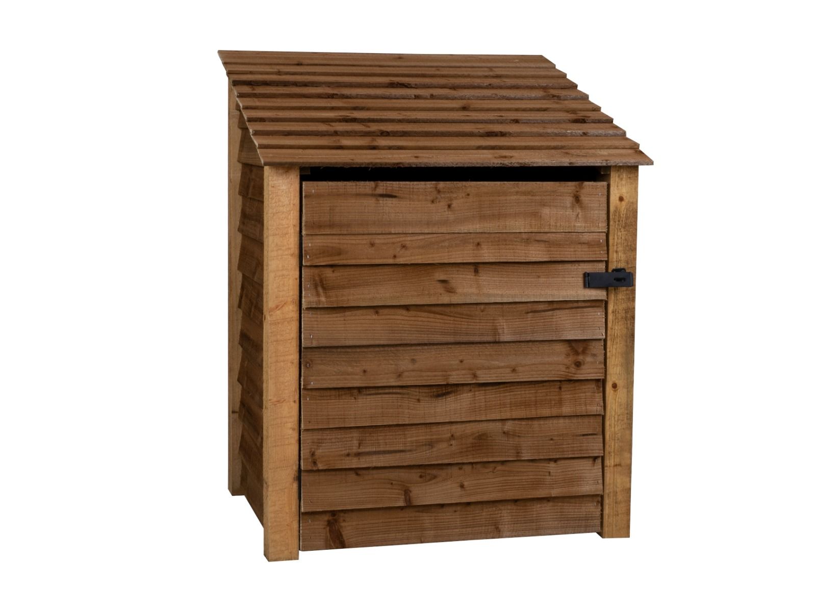 Wooden Garden Tool Storage W-99cm, H-126cm or 180cm, D-88cm - Brown Finish