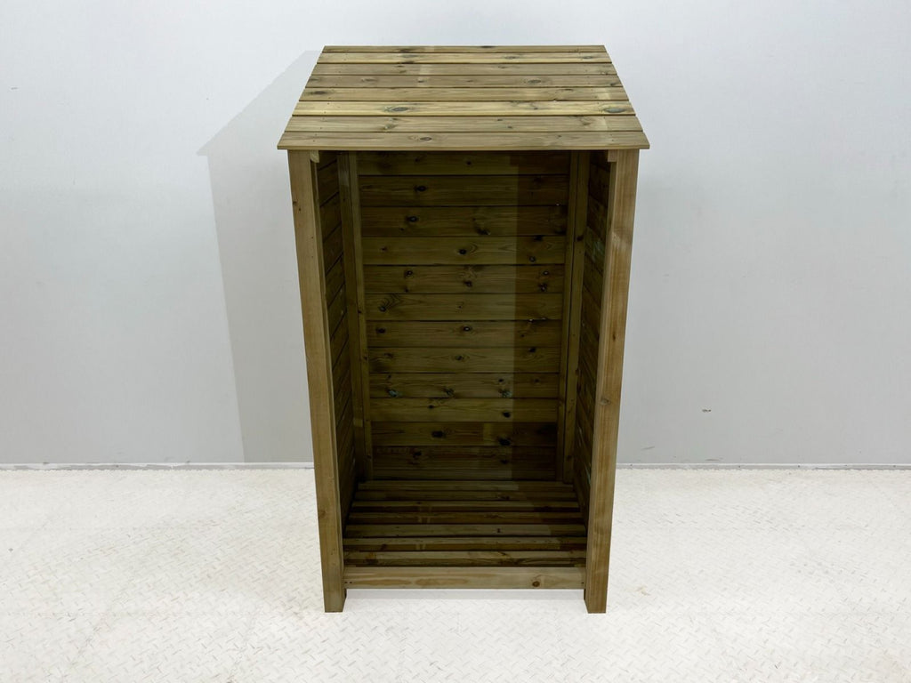Wooden Premium Tongue/Groove Log Store (W-99cm, H-126cm or H-180cm, D-88cm)