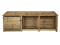 Wooden Garden Tool Storage W-335cm, H-126cm or 180cm, D-88cm