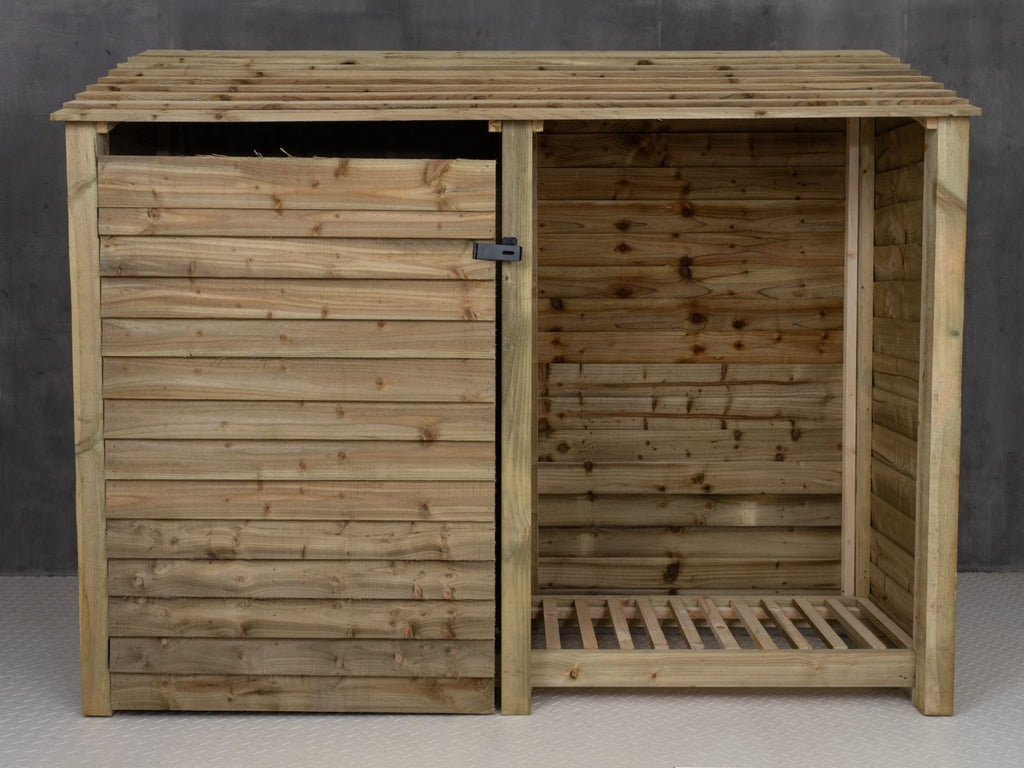 Wooden Garden Tool Storage W-227cm, H-126cm or 180cm, D-88cm