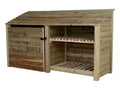 Wooden Garden Tool Storage with Shelf W-227cm, H-126cm or 180cm, D-88cm