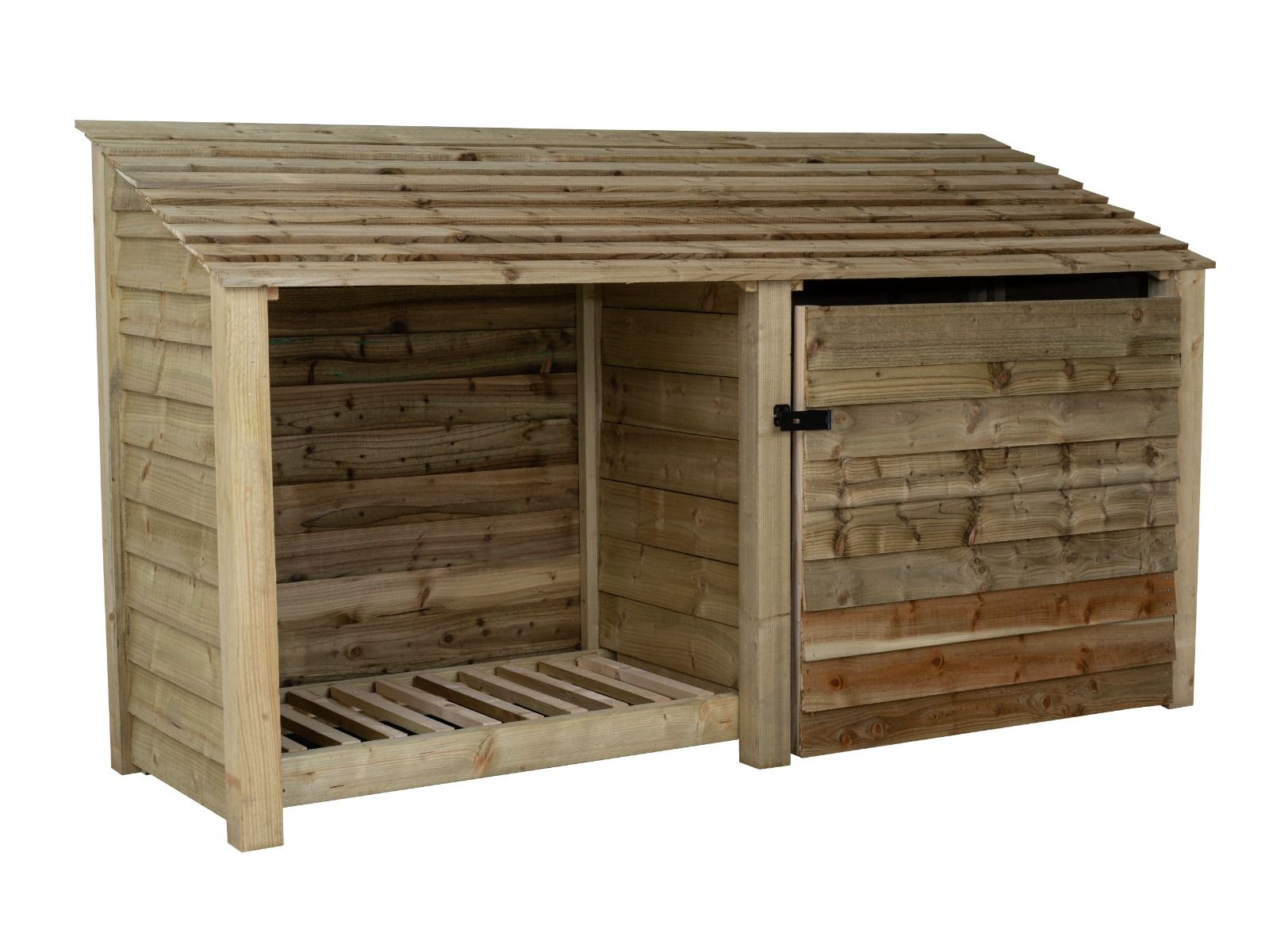 Wooden Garden Tool Storage W-227cm, H-126cm or 180cm, D-88cm