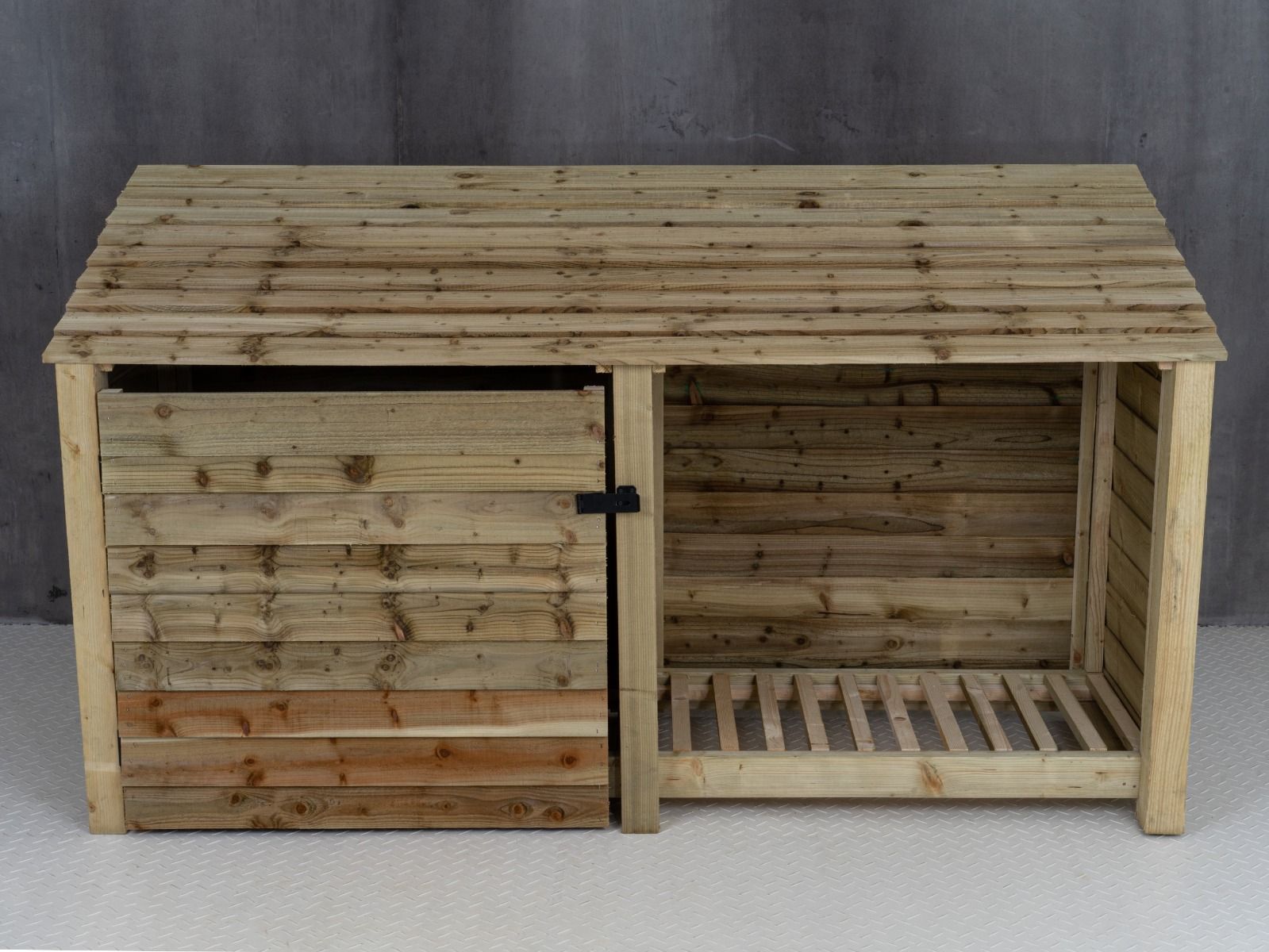 Wooden Garden Tool Storage W-227cm, H-126cm or 180cm, D-88cm