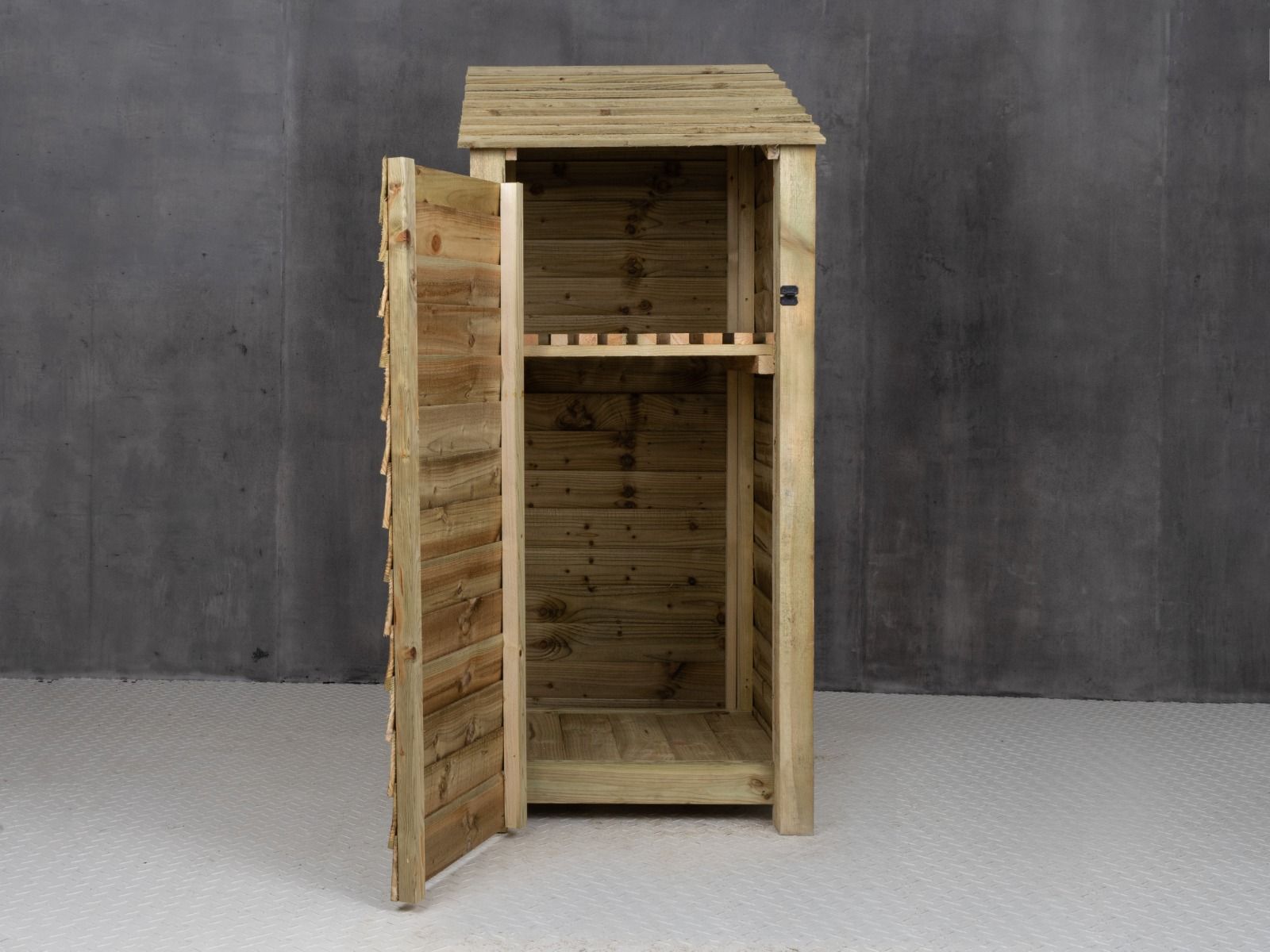 Wooden Garden Tool Storage with Shelf W-79cm, H-126cm or 180cm, D-88cm