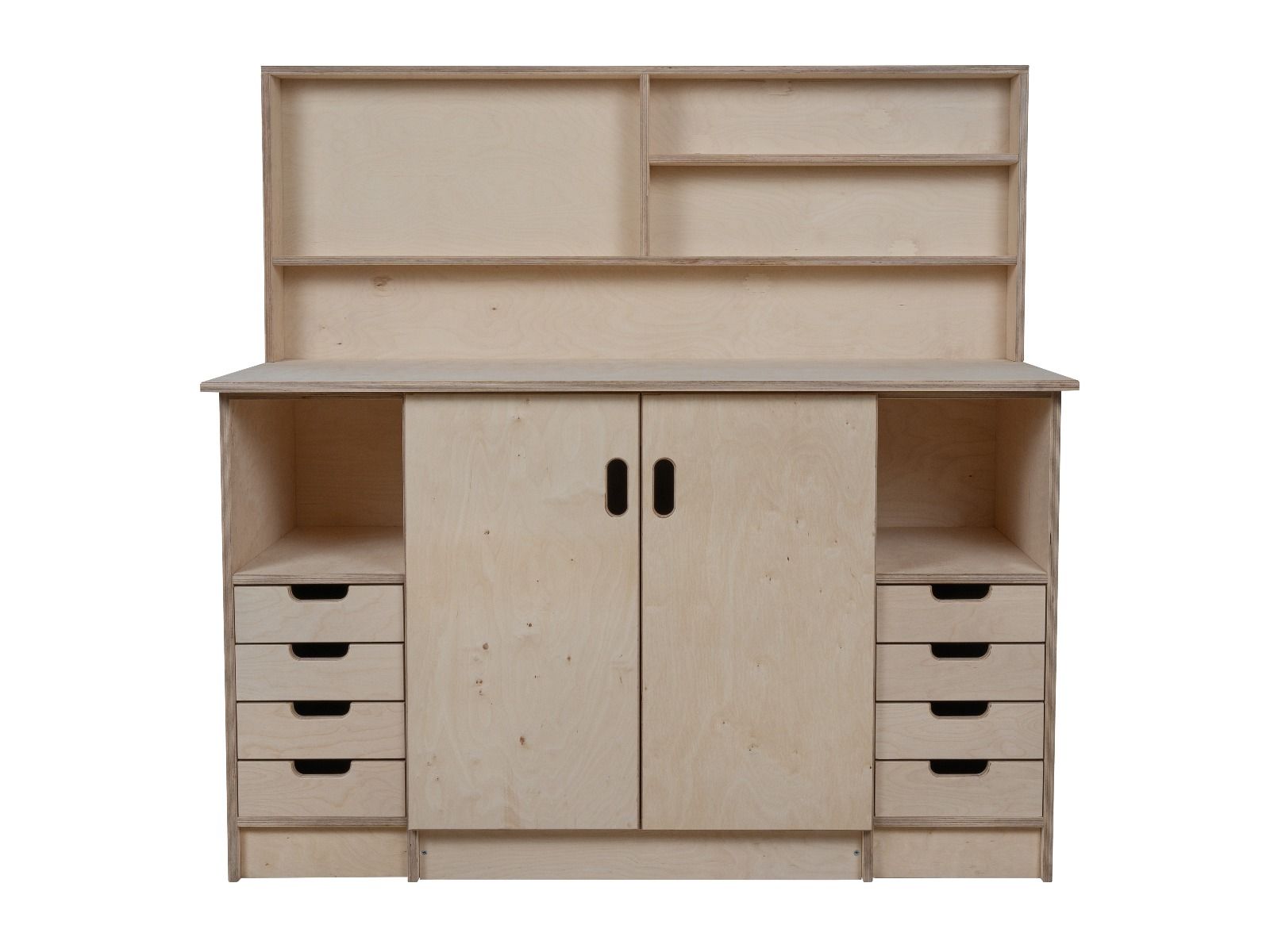 Multi-purpose wooden workbench, storage cabinet Olympus-10