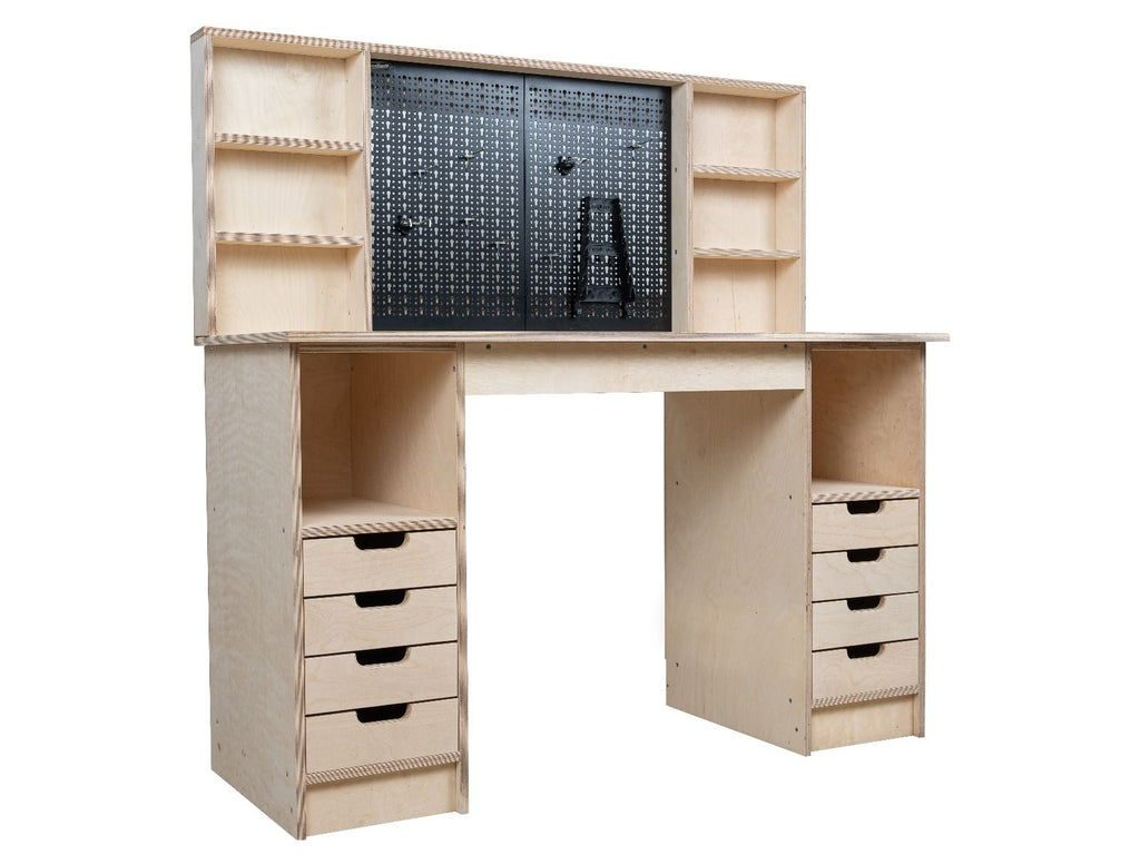 Multi-purpose wooden workbench, storage cabinet Olympus-2
