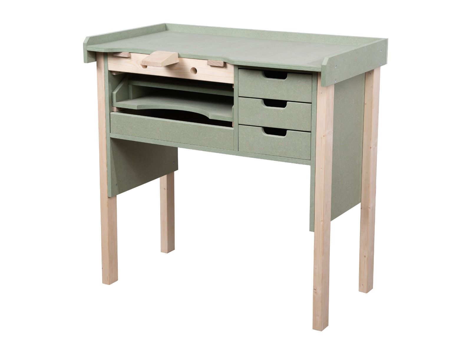 OpiFEX moisture resistant MDF top craftsman/jewellers workbench